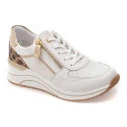 Pantofi sport REMONTE albi, D0T10, din piele naturala
