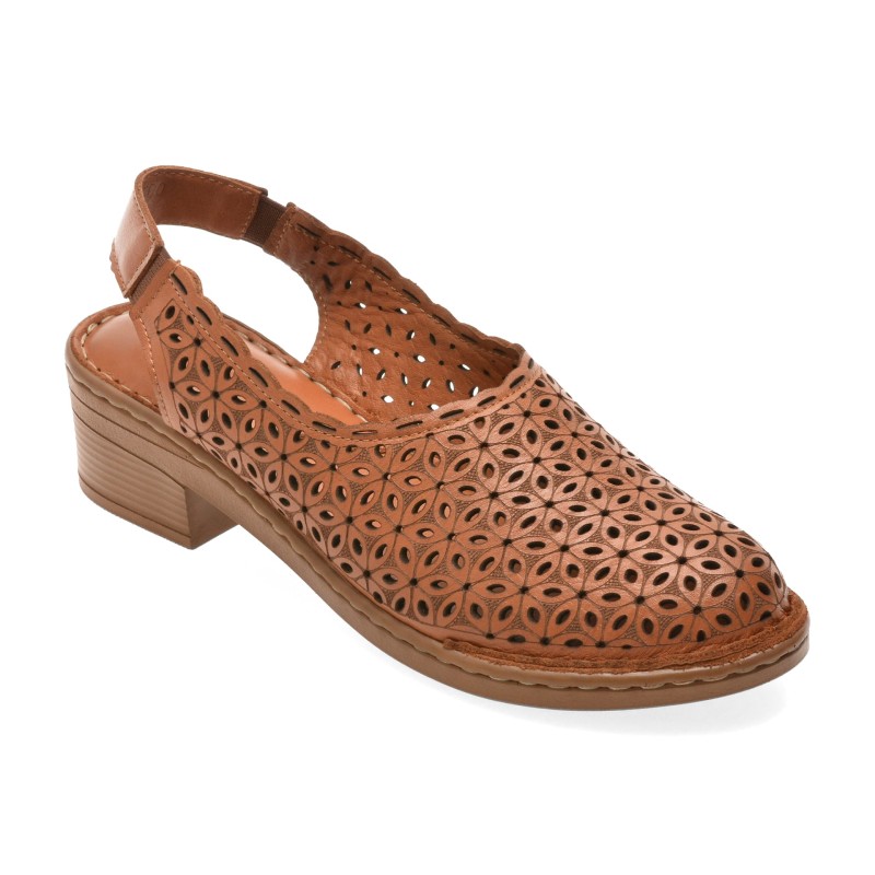 Pantofi FLAVIA PASSINI maro, K9500, din piele naturala