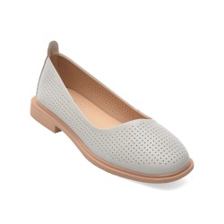 Balerini FLAVIA PASSINI gri, 330, din piele naturala