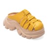 Papuci GRYXX galbeni, 56263, din piele naturala