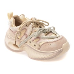 Pantofi sport GRYXX gri, 5702, din material textil si piele naturala