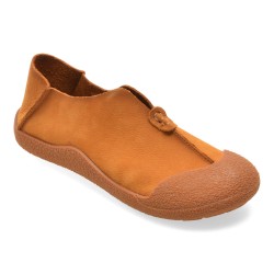 Pantofi GRYXX galbeni, 61188, din piele naturala