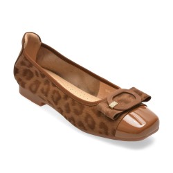 Balerini FLAVIA PASSINI maro, 26011, din piele naturala