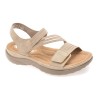 Sandale RIEKER bej, 64870, din piele ecologica