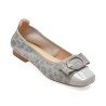 Balerini FLAVIA PASSINI gri, 26011, din piele naturala