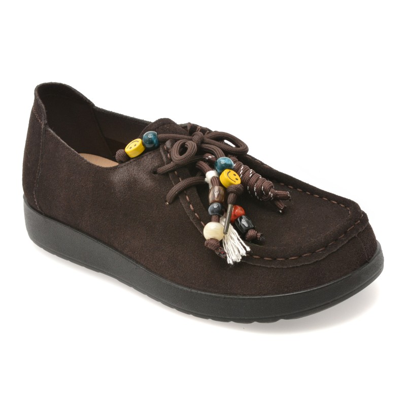 Pantofi FLAVIA PASSINI maro, 9201, din piele intoarsa