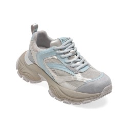 Pantofi sport FLAVIA PASSINI argintii, T9178, din piele ecologica