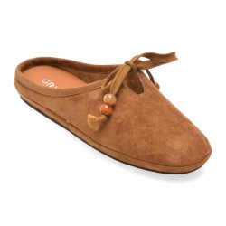 Papuci GRYXX maro, 683806, din piele intoarsa