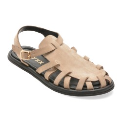 Sandale GRYXX gri, M875, din piele intoarsa