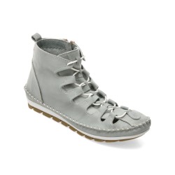 Ghete FLAVIA PASSINI albastre, 2175, din piele naturala