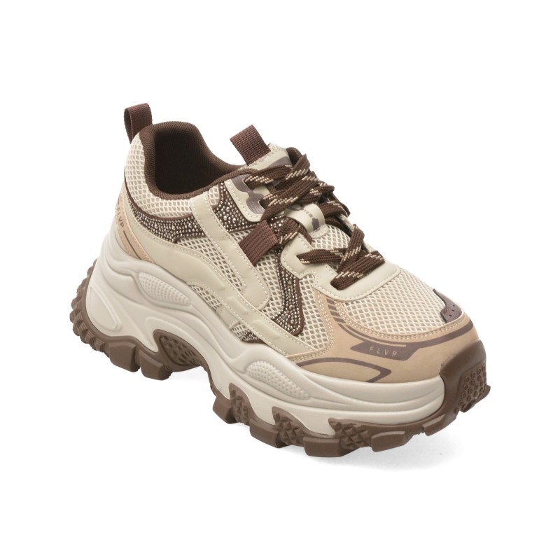 Pantofi sport FLAVIA PASSINI bej, 933, din piele ecologica