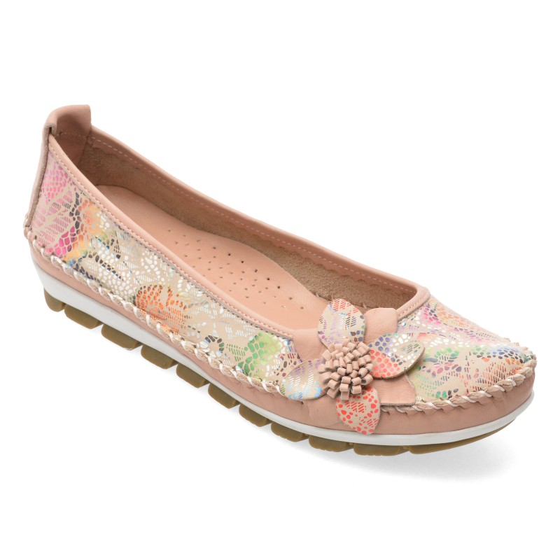 Balerini FLAVIA PASSINI nude, 127, din piele naturala