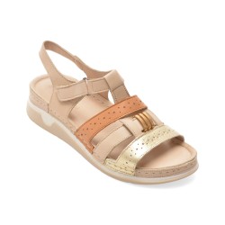 Sandale FLAVIA PASSINI bej, M029, din piele naturala