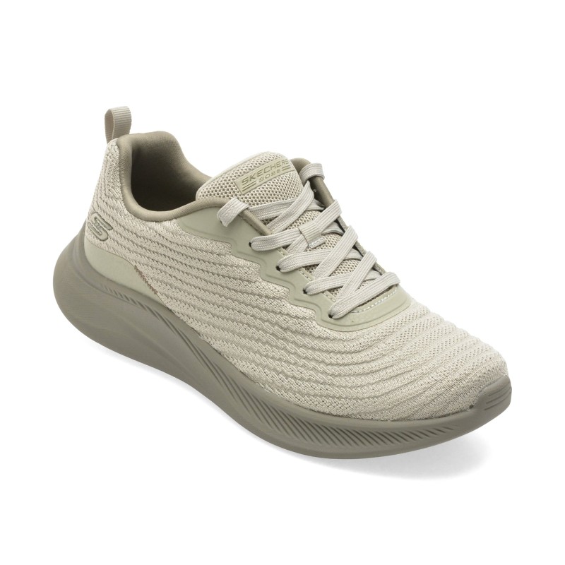 Pantofi sport SKECHERS gri, BOBS MODA FLEX, din material textil