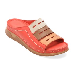 Papuci FLAVIA PASSINI rosii, M20, din piele naturala
