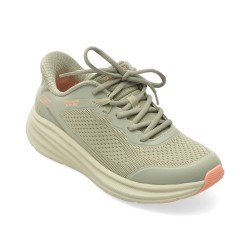 Pantofi sport SKECHERS kaki, BOBS SKILLZ, din material textil