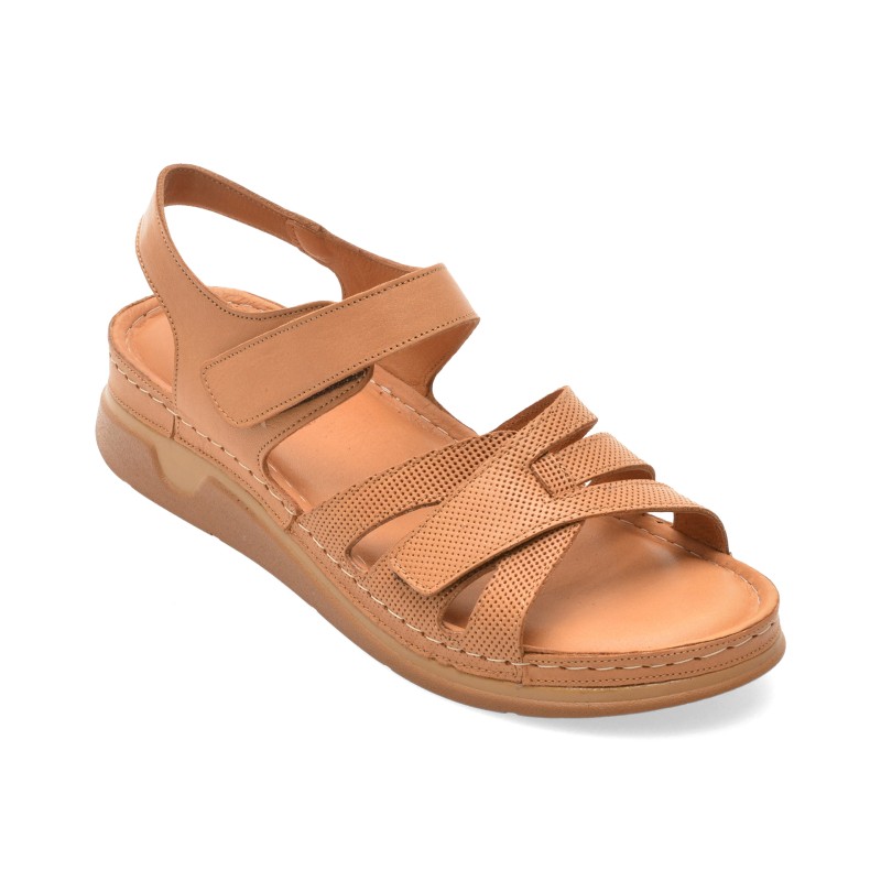 Sandale FLAVIA PASSINI maro, M30, din piele naturala