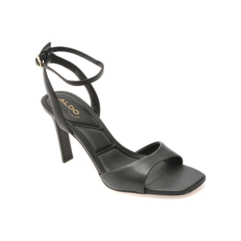 Sandale elegante ALDO negre, SAKE 001, din piele naturala