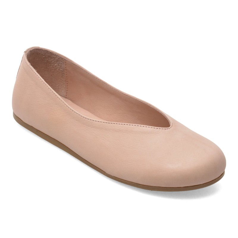 Balerini GRYXX nude, 114, din piele naturala