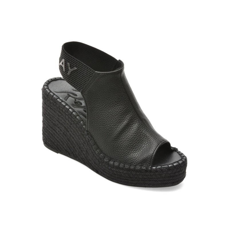 Sandale REPLAY negre, WP4G08S, din piele ecologica