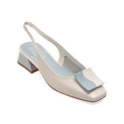 Pantofi eleganti FLAVIA PASSINI albi, 1147, din piele naturala