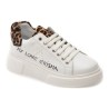 Pantofi sport ERISMA albi, 208907, din piele naturala