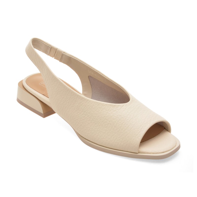 Sandale FLAVIA PASSINI albe, E2636, din piele naturala