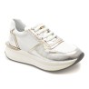 Pantofi sport ERISMA albi, 208926, din piele naturala