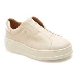 Pantofi sport GEOX bej, D65WVE, din piele naturala