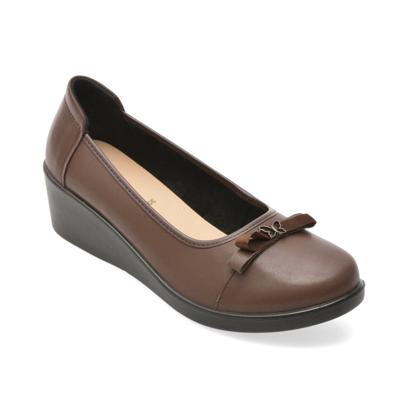 Balerini KARISMA maro, WB60018, din piele naturala