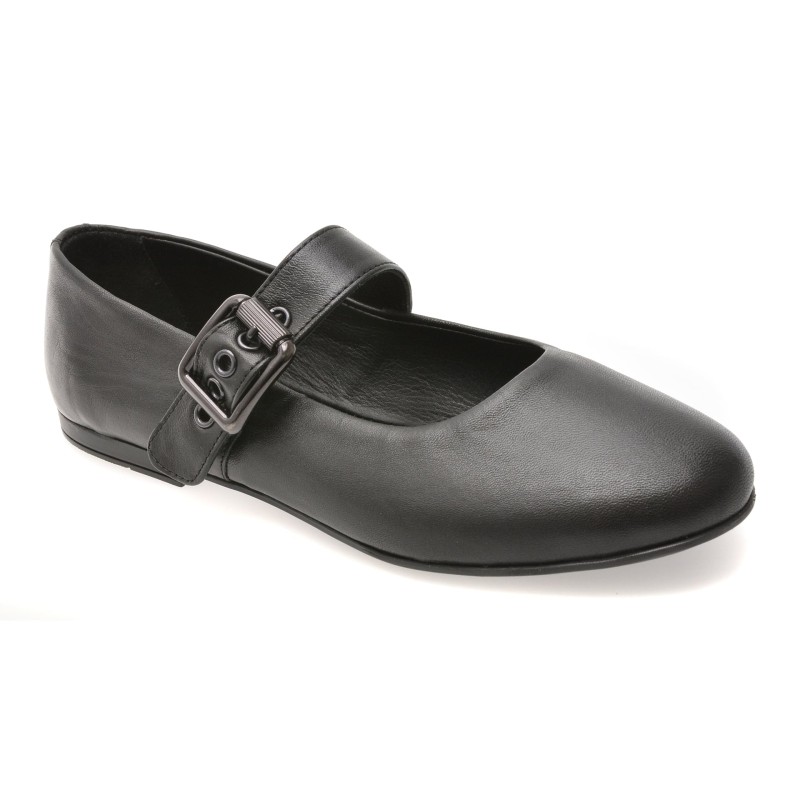 Balerini FLAVIA PASSINI negri, 152, din piele naturala