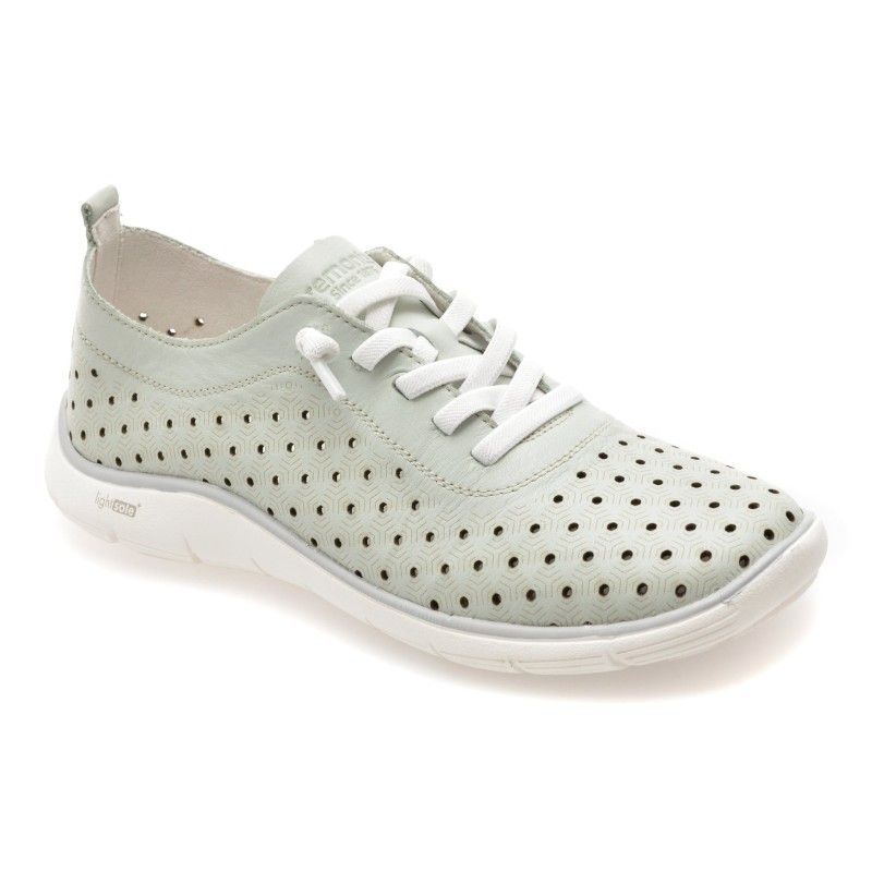 Pantofi REMONTE verzi, D3G03, din piele naturala