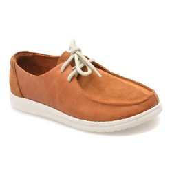 Mocasini GOLD DEER maro, 4534321, din piele naturala