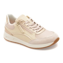 Pantofi sport GEOX bej, D65NQB, din piele ecologica