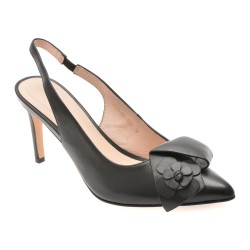 Pantofi eleganti EPICA negri, 4FL29, din piele naturala