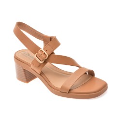 Sandale CLARKS maro, JAYLAN SOL, din piele naturala