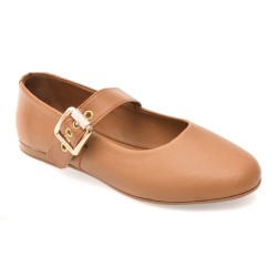 Balerini FLAVIA PASSINI maro, 152, din piele naturala