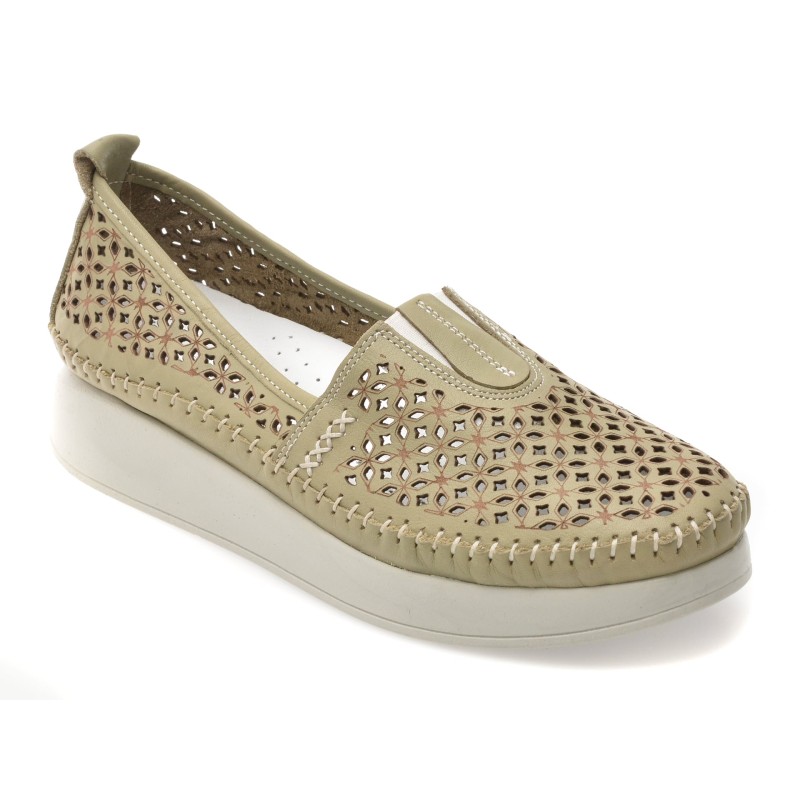 Pantofi FLAVIA PASSINI verzi, 2712L, din piele naturala