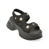 Sandale GRYXX negre, 550888, din material textil