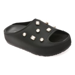 Papuci GRYXX negri, A59, din material textil