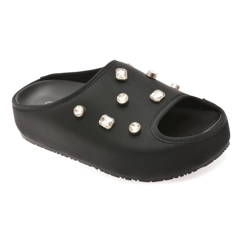 Papuci GRYXX negri, A59, din material textil