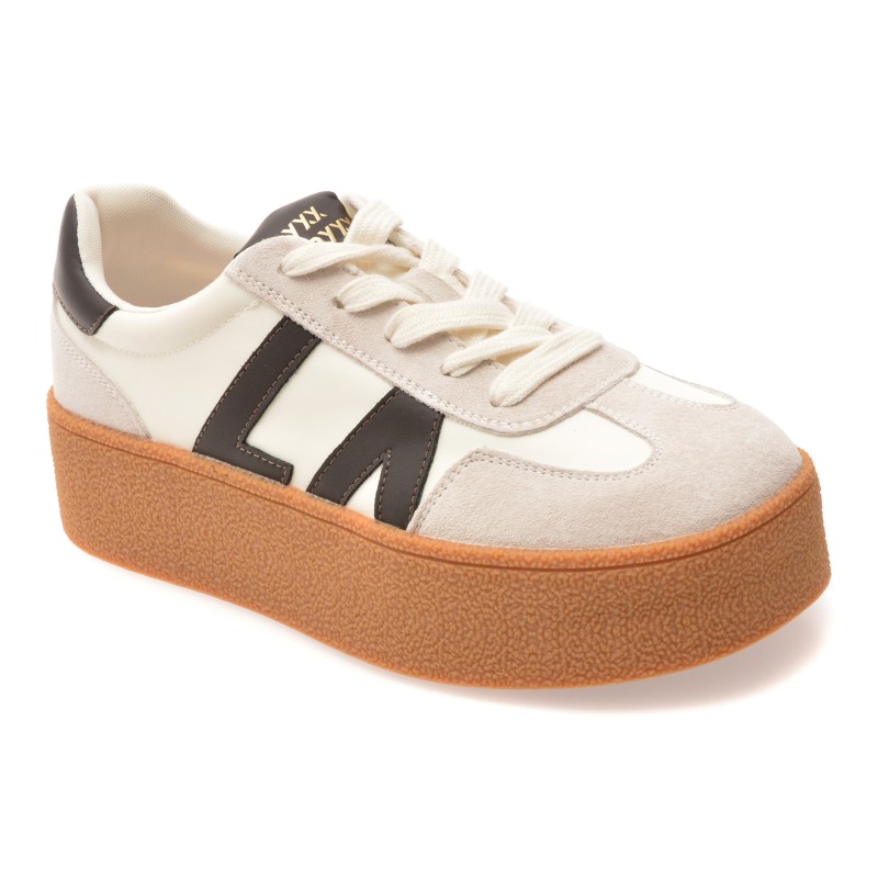 Pantofi sport GRYXX albi, 9355, din material textil