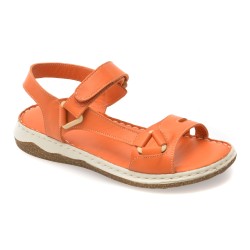 Sandale GRYXX portocalii, CS3210, din piele naturala