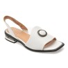 Sandale FLAVIA PASSINI albe, 623, din piele naturala