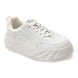 Pantofi sport FLAVIA PASSINI albi, 566, din piele naturala