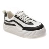Pantofi sport FLAVIA PASSINI alb-negru, 566, din piele naturala