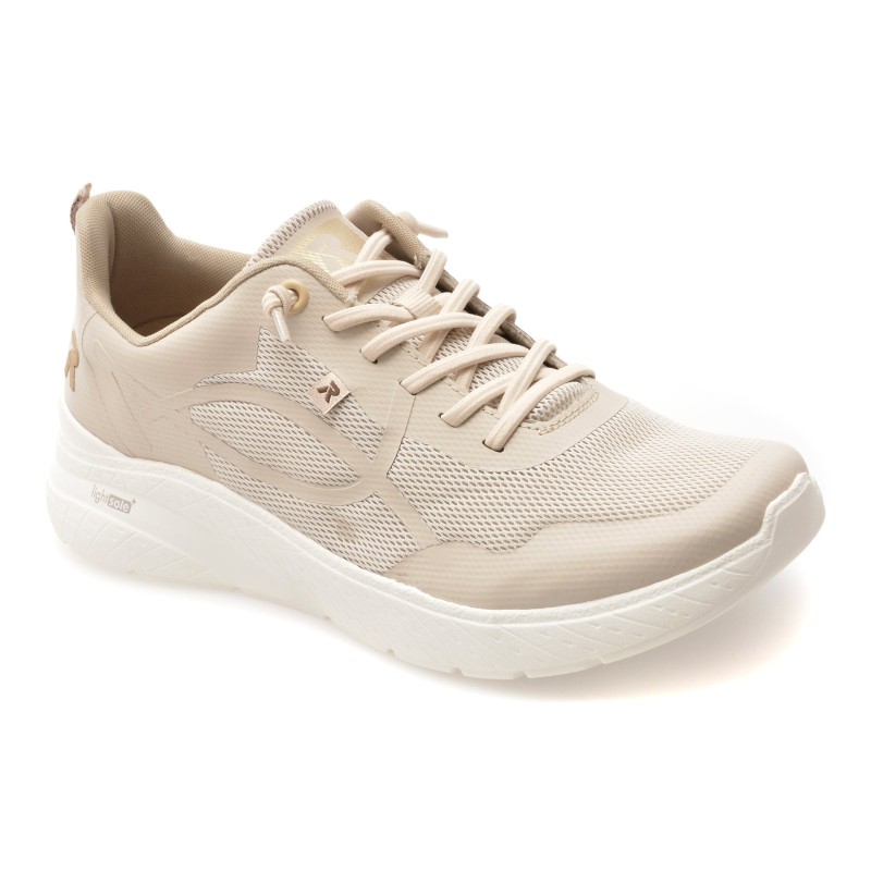 Pantofi sport RIEKER bej, M8551, din material textil