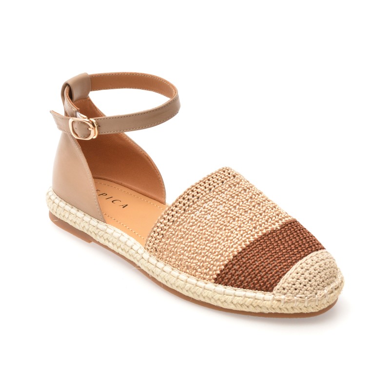 Pantofi EPICA maro, 2517, din material textil
