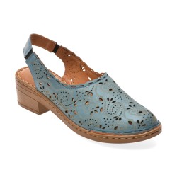 Pantofi FLAVIA PASSINI albastri, K9500, din piele naturala