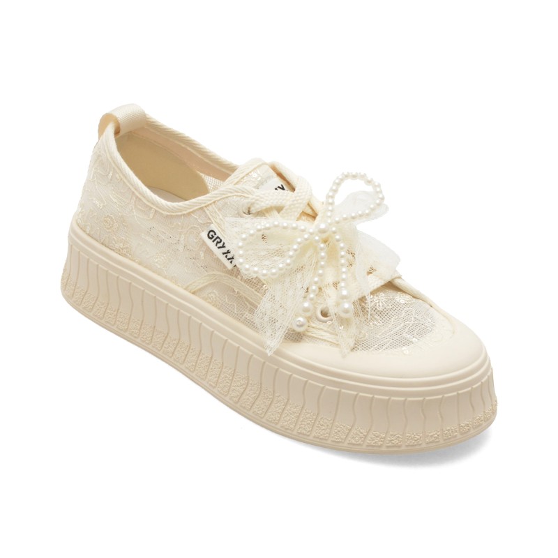 Pantofi GRYXX albi, 278, din material textil